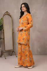 RARE STORE-2PC PRINTED  BANA DORIA LAWN  STITCHED SHIRT & TROUSER-1062
