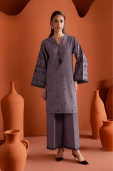 SUMMER-2PC LAWN EMBROIDERED SHIRT WITH TROUSER-92