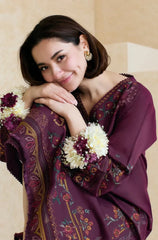 SUMMER- 3PC LAWN EMBROIDERED SHIRT WITH ORGANZA EMBROIDERED DUPATTA AND TROUSER -3826