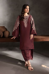 SUMMER-2PC LAWN EMBROIDERED SHIRT WITH TROUSER-264