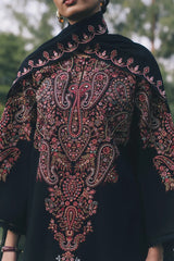 WINTER-3PC DHANAK EMBROIDERED SHIRT WITH DHANAK EMBROIDERED SHAWL AND TROUSER-5289