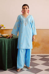 SUMMER-2PC LAWN EMBROIDERED SHIRT WITH TROUSER-236