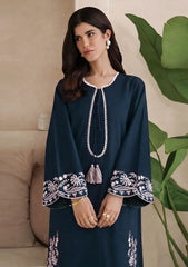 SUMMER-2PC LAWN EMBROIDERED SHIRT WITH EMBROIDERED TROUSER-58