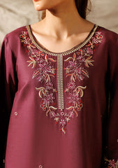 SUMMER-2PC LAWN EMBROIDERED SHIRT WITH TROUSER-278