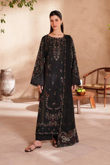 SUMMER-3PC LAWN EMBROIDERED SHIRT WITH CHIFFON EMBROIDERED DUPATTA AND TROUSER-4849