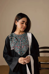 WINTER-3PC DHANAK EMBROIDERED SHIRT WITH DHANAK SHAWL AND TROUSER-5200