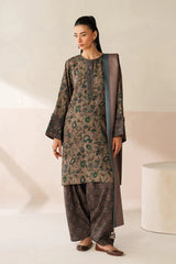 WINTER-3PC VISCOSE PRINTED SHIRT WITH VISCOSE PRINTED DUPATTA AND TROUSER-2637