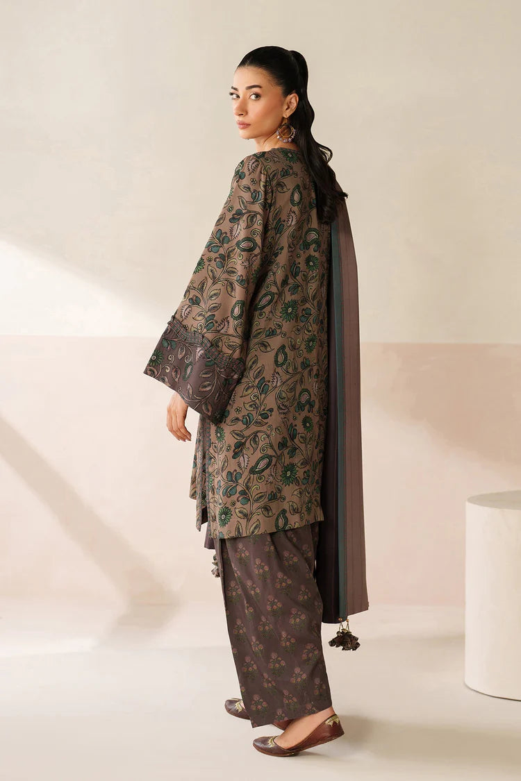WINTER-3PC VISCOSE PRINTED SHIRT WITH VISCOSE PRINTED DUPATTA AND TROUSER-2637