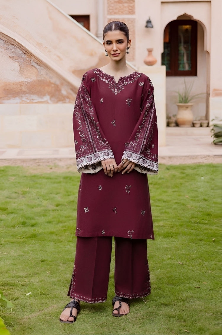 SUMMER-2PC LAWN EMBROIDERED SHIRT WITH TROUSER-116