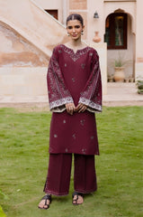 SUMMER-2PC LAWN EMBROIDERED SHIRT WITH TROUSER-116