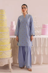 SUMMER-2PC LAWN EMBROIDERED SHIRT WITH TROUSER-202