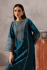 SUMMER-2PC SEQUIN LAWN EMBROIDERED SHIRT WITH SEQUIN LAWN EMBROIDERED TROUSER-3471