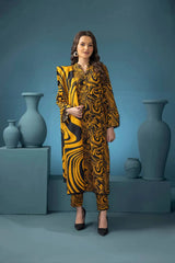 WINTER-3PC KHADDAR PRINTED SHIRT WITH KHADDAR PRINT DUPATTA AND PRINT TROUSER-2617