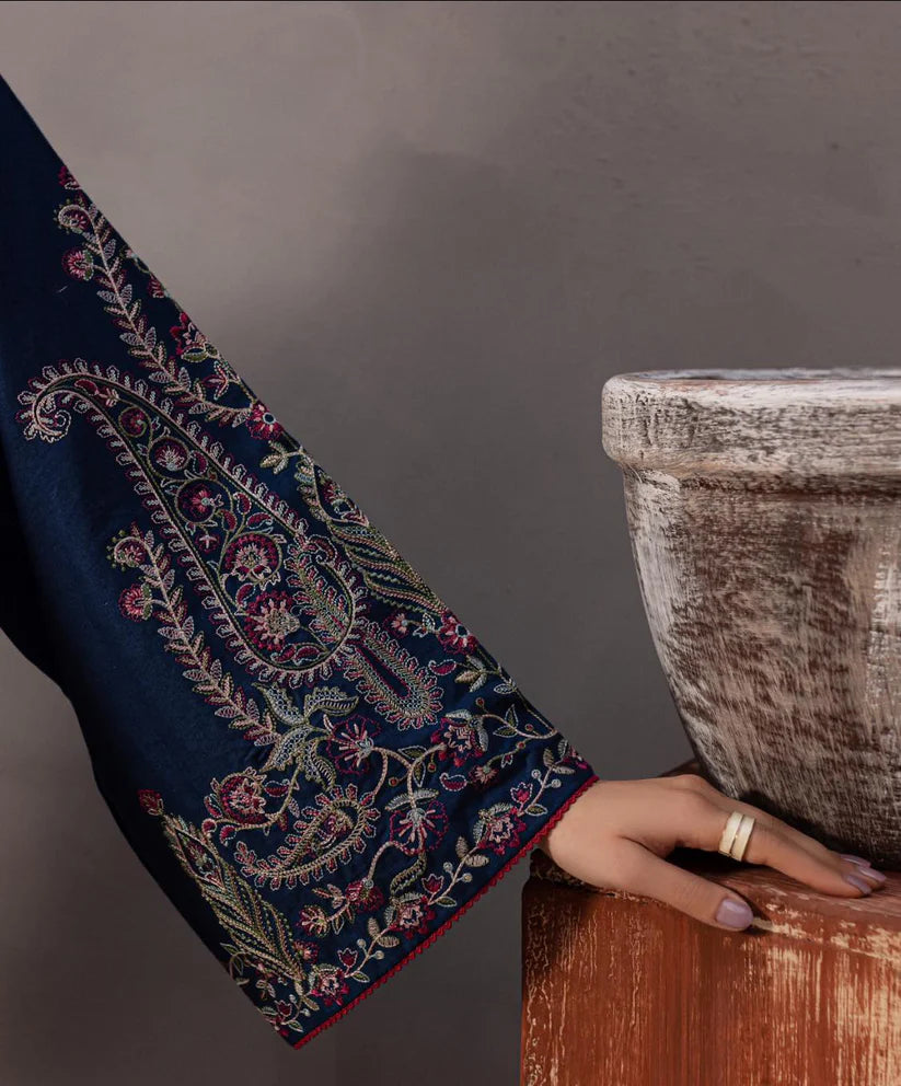 SUMMER- 2PC LAWN EMBROIDERED SHIRT AND EMBROIDERED TROUSER -3484