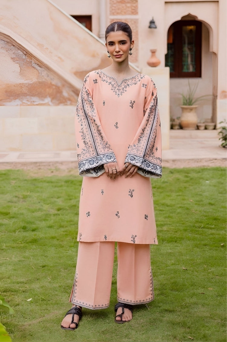 SUMMER-2PC LAWN EMBROIDERED SHIRT WITH TROUSER-147