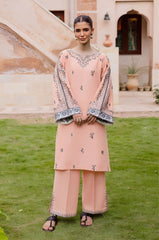 SUMMER-2PC LAWN EMBROIDERED SHIRT WITH TROUSER-147