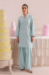 SUMMER-2PC LAWN EMBROIDERED SHIRT WITH TROUSER-205