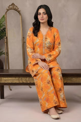 RARE STORE-2PC PRINTED  BANA DORIA LAWN  STITCHED SHIRT & TROUSER-1062