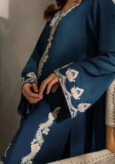 SUMMER-2PC LAWN EMBROIDERED SHIRT WITH EMBROIDERED TROUSER-46