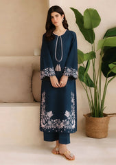 SUMMER-2PC LAWN EMBROIDERED SHIRT WITH EMBROIDERED TROUSER-58