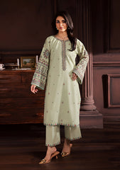 SUMMER-2PC LAWN EMBROIDERED SHIRT WITH TROUSER-233