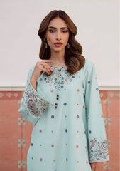 SUMMER-2PC LAWN EMBROIDERED SHIRT WITH TROUSER-130