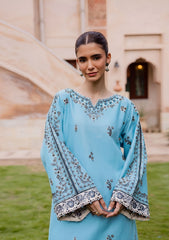 SUMMER-2PC LAWN EMBROIDERED SHIRT WITH TROUSER-113