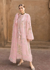 WINTER-3PC DHANAK EMBROIDERED SHIRT WITH WOOL PRINTED EMB SHAWL AND TROUSER-5190