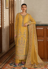 WINTER-3PC DHANAK EMBROIDERED SHIRT WITH DHANAK EMB SHAWL AND TROUSER-5209
