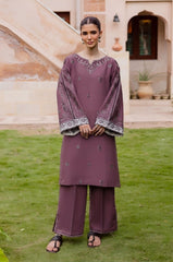 SUMMER-2PC LAWN EMBROIDERED SHIRT WITH TROUSER-110