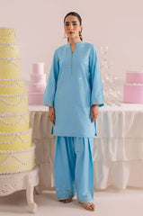 SUMMER-2PC LAWN EMBROIDERED SHIRT WITH TROUSER-209