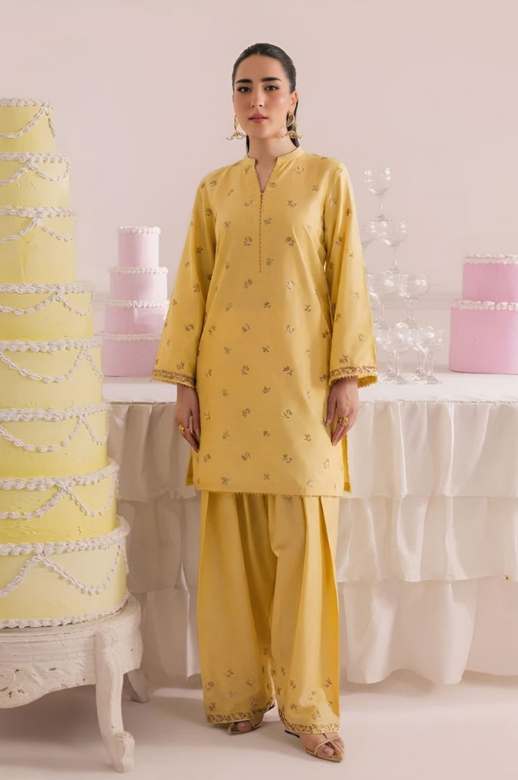 SUMMER-2PC LAWN EMBROIDERED SHIRT WITH TROUSER-210