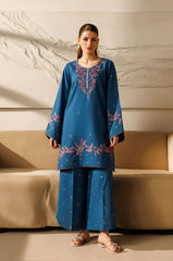 SUMMER-2PC LAWN EMBROIDERED SHIRT WITH TROUSER-214