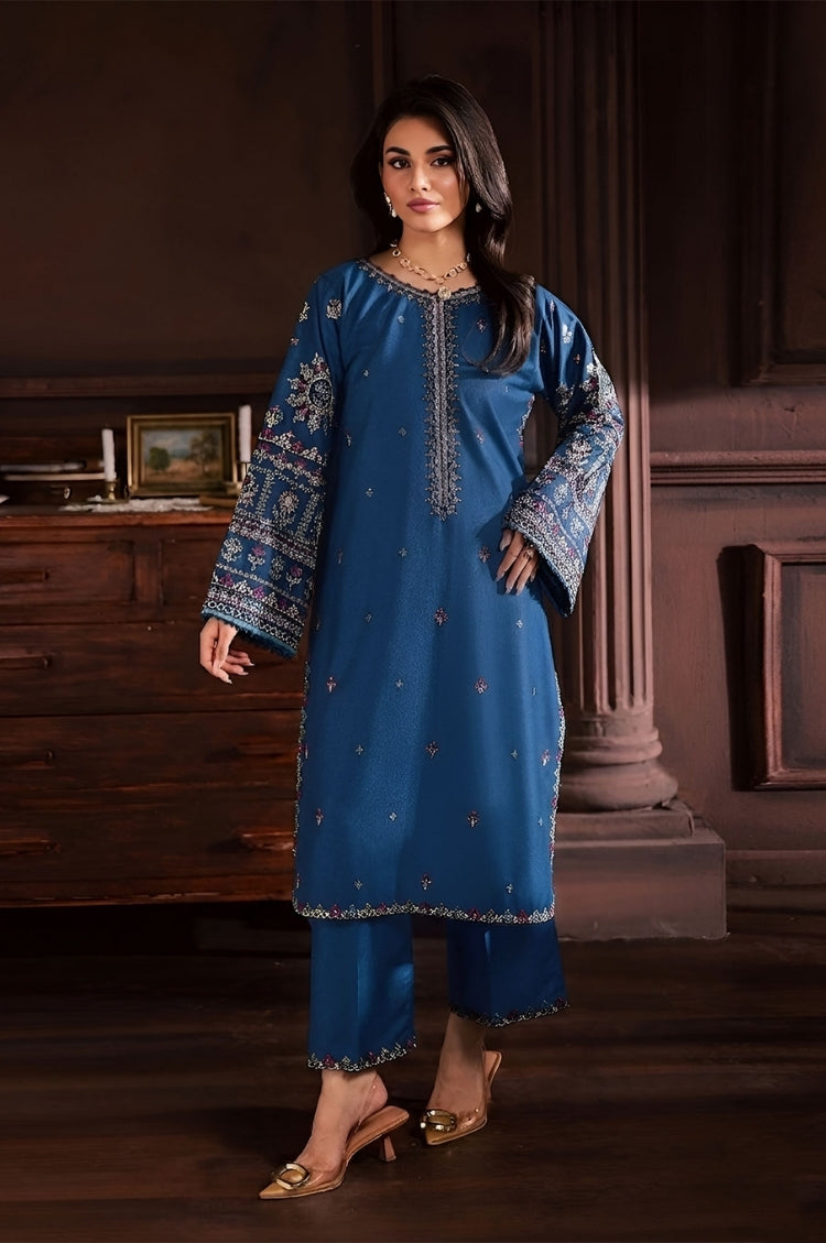 SUMMER-2PC LAWN EMBROIDERED SHIRT WITH TROUSER-160
