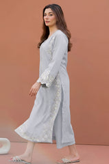 SUMMER-2PC LAWN EMBROIDERED SHIRT WITH TROUSER-1147