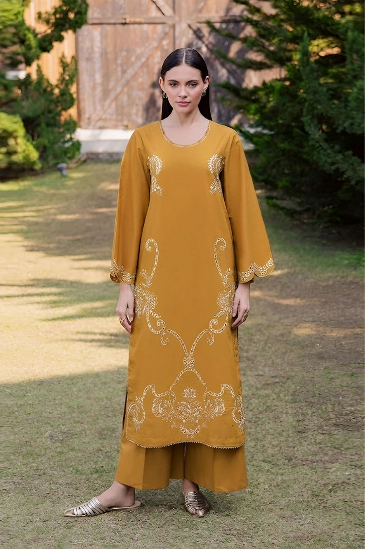 SUMMER-2PC LAWN EMBROIDERED SHIRT WITH TROUSER-99