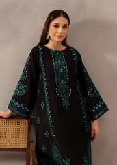 WINTER-2PIECE DHANAK EMBROIDERED SHIRT WITH DHANAK EMB TROUSER-15023