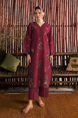 SUMMER-2PC LAWN EMBROIDERED SHIRT WITH TROUSER-256