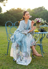 WINTER-3PC DHANAK EMBROIDERED SHIRT WITH DHANAK EMBROIDERED SHAWL AND TROUSER-5242