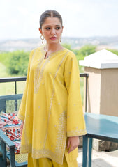 SUMMER-2PC LAWN EMBROIDERED SHIRT WITH TROUSER-228