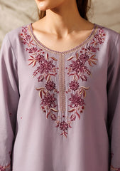 SUMMER-2PC LAWN EMBROIDERED SHIRT WITH TROUSER-219