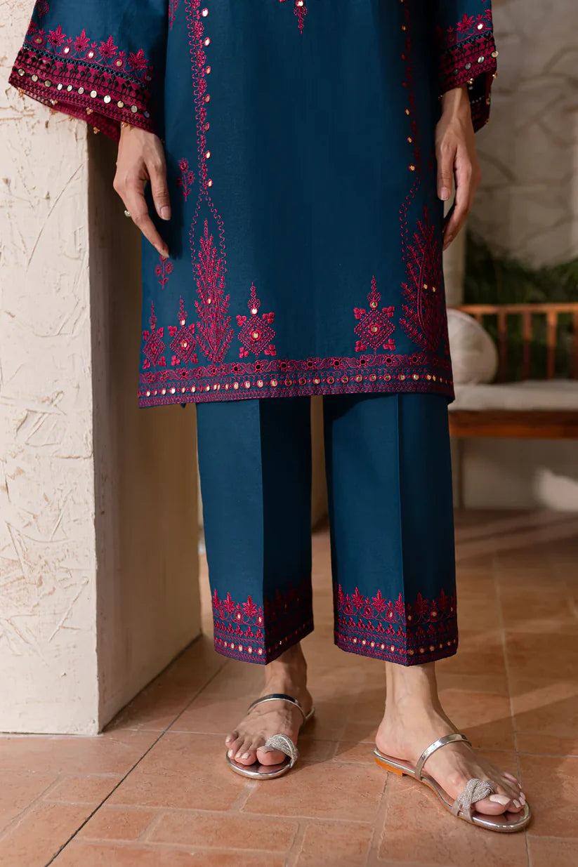 WINTER-2PC SEQUIN EMBROIDERED SHIRT WITH SEQUIN EMBROIDERED TROUSER-3352