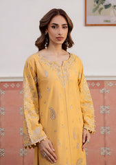 SUMMER-2PC LAWN EMBROIDERED SHIRT WITH TROUSER-121