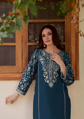 SUMMER-2PC LAWN SEQUIN EMBROIDERED SHIRT WITH TROUSER-66