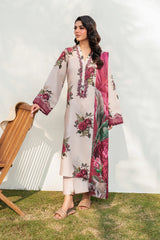 WINTER-3PC KARANDI PRINTED SHIRT WITH KARANDI PRINTED DUPATTA AND TROUSERADR-2572