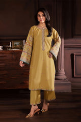 SUMMER-2PC LAWN EMBROIDERED SHIRT WITH TROUSER-163