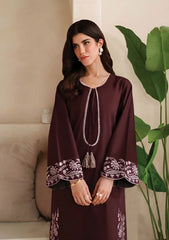 SUMMER-2PC LAWN EMBROIDERED SHIRT WITH EMBROIDERED TROUSER-60