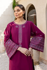 WINTER-2PC DHANAK SEQUENCE EMBROIDERED SHIRT WITH SEQUIN EMB TROUSER-116