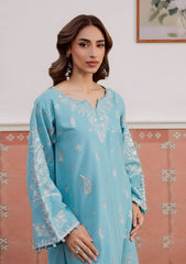 SUMMER-2PC LAWN EMBROIDERED SHIRT WITH TROUSER-120