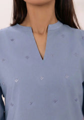 SUMMER-2PC LAWN EMBROIDERED SHIRT WITH EMBROIDERED TROUSER-53
